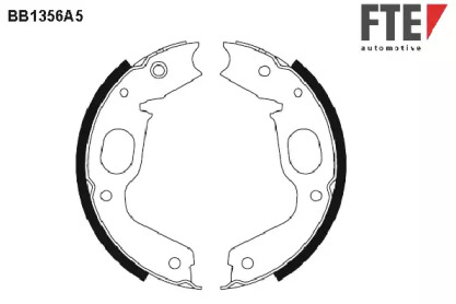 Комлект тормозных накладок FTE BB1356A5