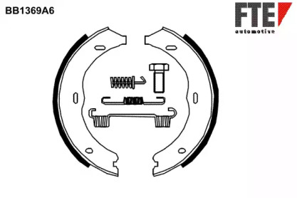 Комлект тормозных накладок FTE BB1369A6