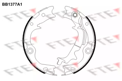 Комлект тормозных накладок FTE BB1377A1