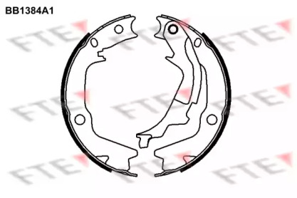 Комлект тормозных накладок FTE BB1384A1