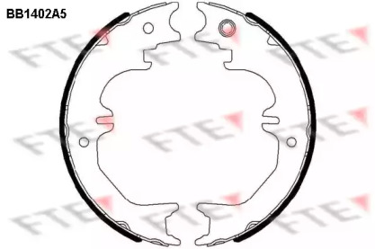 Комлект тормозных накладок FTE BB1402A5