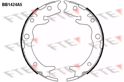 Комлект тормозных накладок FTE BB1424A5