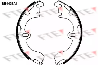 Комлект тормозных накладок FTE BB1438A1