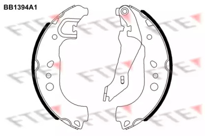 Комлект тормозных накладок FTE BB1394A1