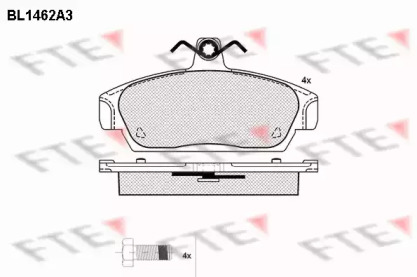 Комплект тормозных колодок FTE BL1462A3