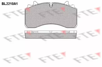 Комплект тормозных колодок FTE BL2210A1