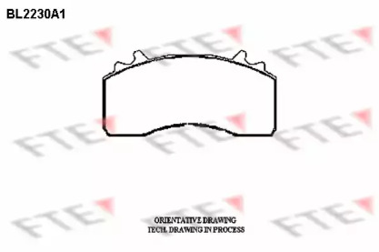 Комплект тормозных колодок FTE BL2230A1