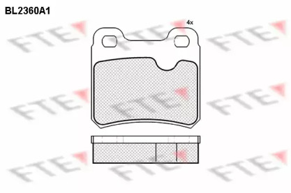 Комплект тормозных колодок FTE BL2360A1