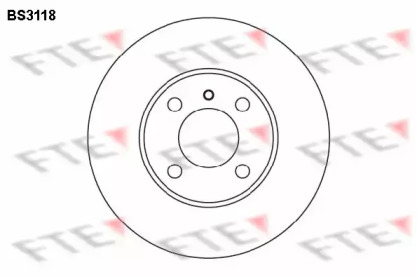 Тормозной диск FTE BS3118
