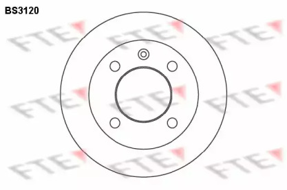 Тормозной диск FTE BS3120