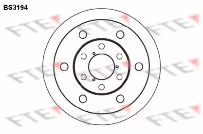 Тормозной диск FTE BS3194