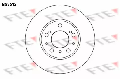 Тормозной диск FTE BS3512