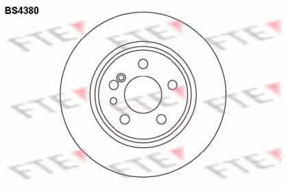 Тормозной диск FTE BS4380