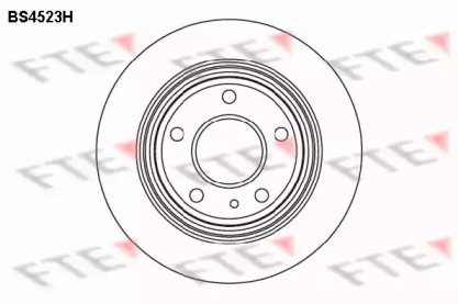 Тормозной диск FTE BS4523H