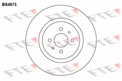 Тормозной диск FTE BS4675