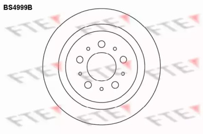 Тормозной диск FTE BS4999B