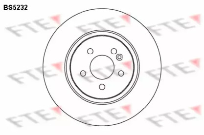 Тормозной диск FTE BS5232