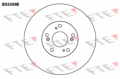 Тормозной диск FTE BS5509B