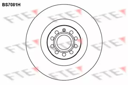 Тормозной диск FTE BS7081H