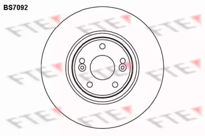Тормозной диск FTE BS7092