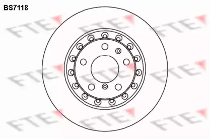 Тормозной диск FTE BS7118