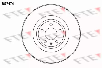 Тормозной диск FTE BS7174