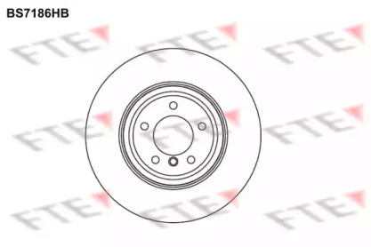 Тормозной диск FTE BS7186HB