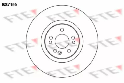 Тормозной диск FTE BS7195