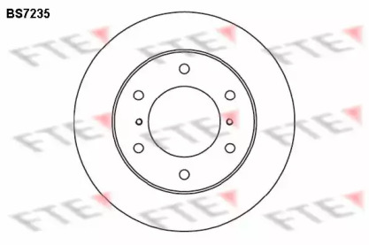 Тормозной диск FTE BS7235