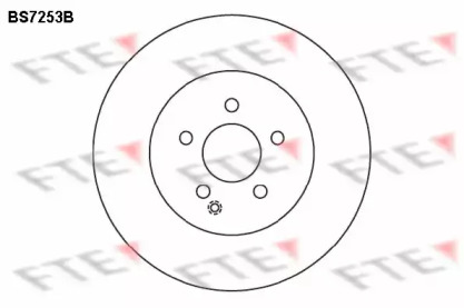 Тормозной диск FTE BS7253B