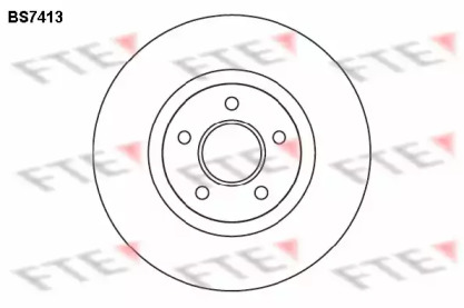 Тормозной диск FTE BS7413