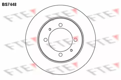 Тормозной диск FTE BS7448