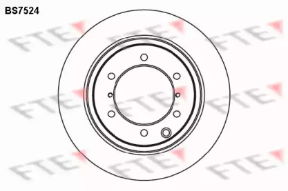 Тормозной диск FTE BS7524