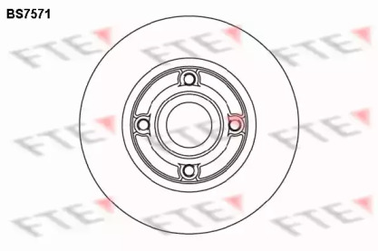 Тормозной диск FTE BS7571