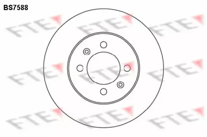 Тормозной диск FTE BS7588