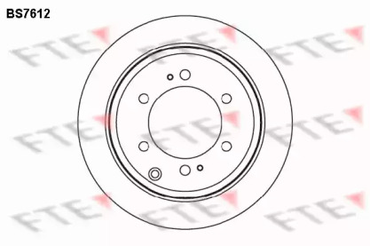 Тормозной диск FTE BS7612