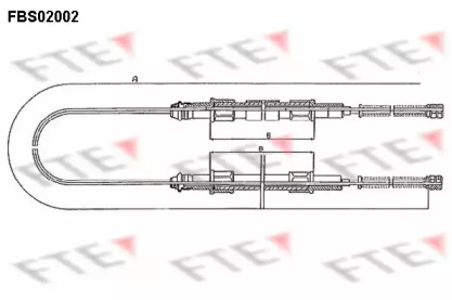 Трос FTE FBS02002