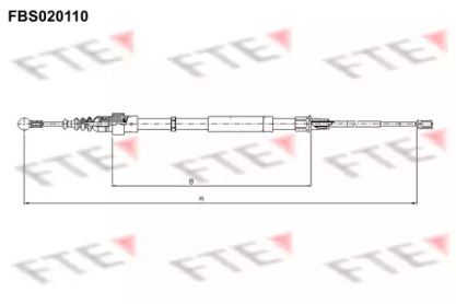 Трос FTE FBS020110