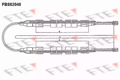 Трос FTE FBS02040