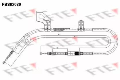 Трос FTE FBS02080