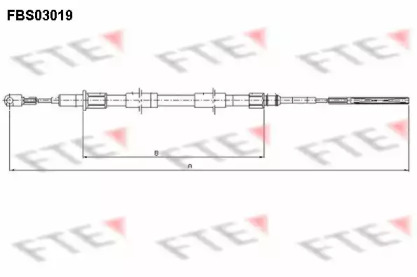 Трос FTE FBS03019