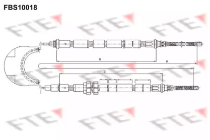 Трос FTE FBS10018