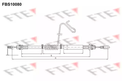 Трос FTE FBS10080