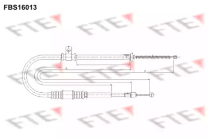 Трос FTE FBS16013