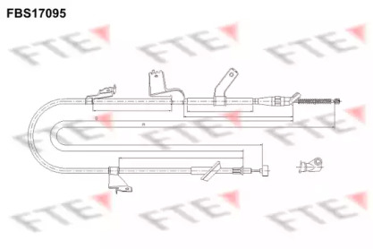 Трос FTE FBS17095