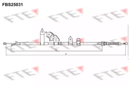 Трос FTE FBS25031