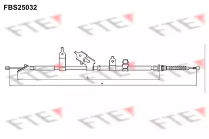 Трос FTE FBS25032