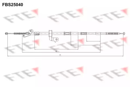 Трос FTE FBS25040