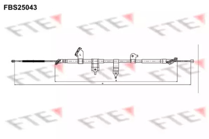 Трос FTE FBS25043