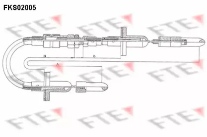 Трос FTE FKS02005